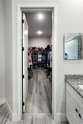 Interior, Recessed Lighting, Walk-in Closets, Wood Texture Flooring