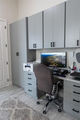 Home Office, Interior, Wood Texture Flooring