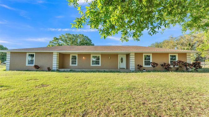 Backyard, Exterior, Facade, Ranch