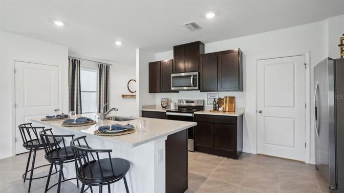 Interior, Kitchen, Recessed Lighting, Stainless Steel Appliances