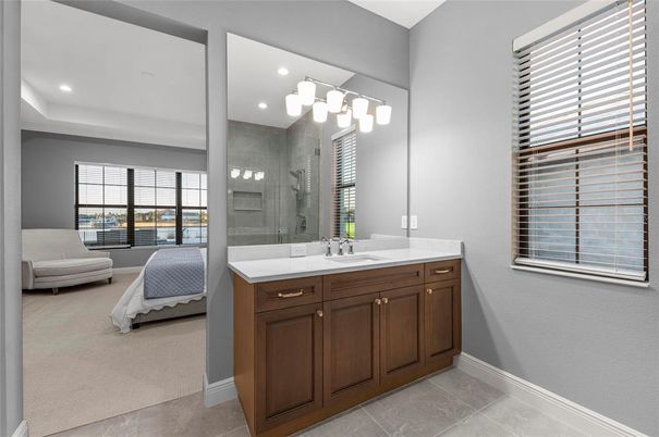 Bathroom, Bedroom, Glass Shower, Interior, Recessed Lighting