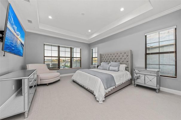 Bedroom, Interior, Recessed Lighting