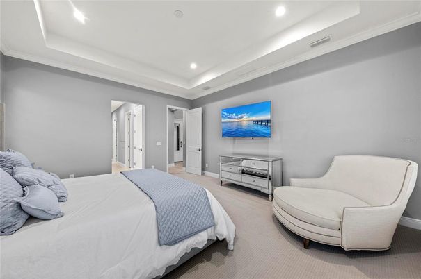 Bedroom, Interior, Recessed Lighting
