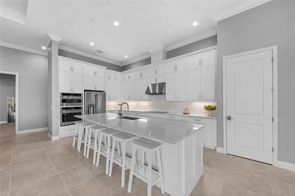 Interior, Kitchen, Recessed Lighting, Stainless Steel Appliances