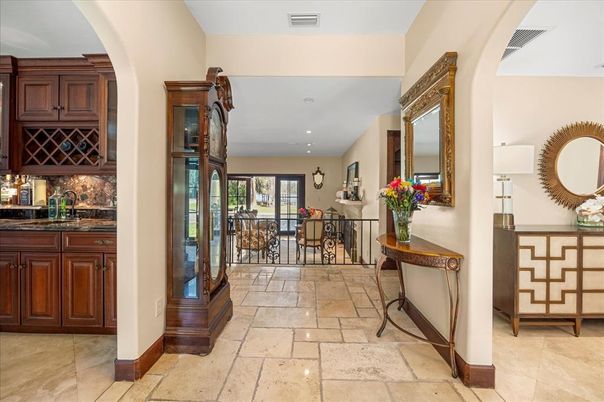 Dining room, Interior, Recessed Lighting
