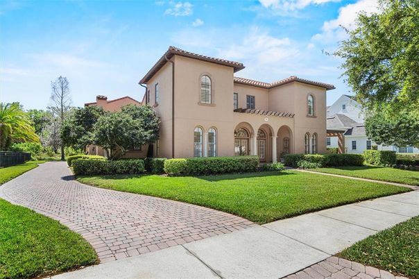Backyard, Exterior, Facade, Mediterranean