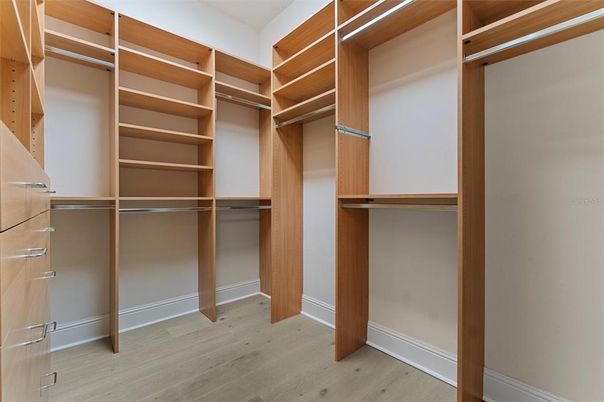 Interior, Walk-in Closets, Wood Texture Flooring