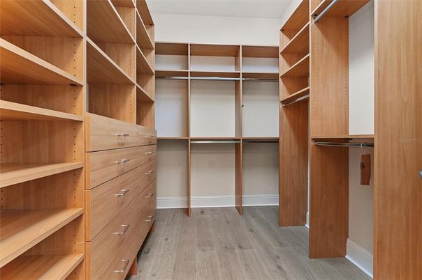 Interior, Walk-in Closets, Wood Texture Flooring