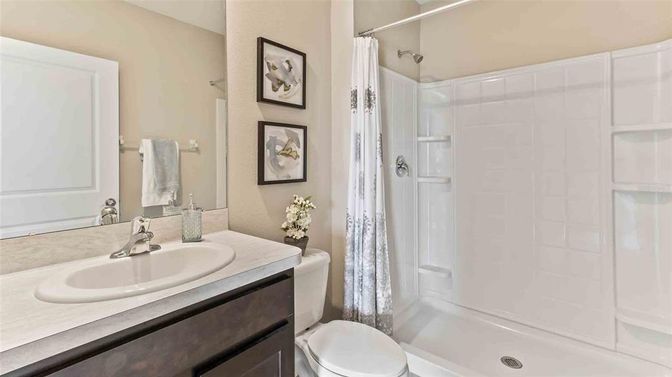Bathroom, Glass Shower, Interior