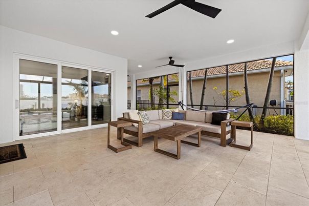 Interior, Living room, Recessed Lighting