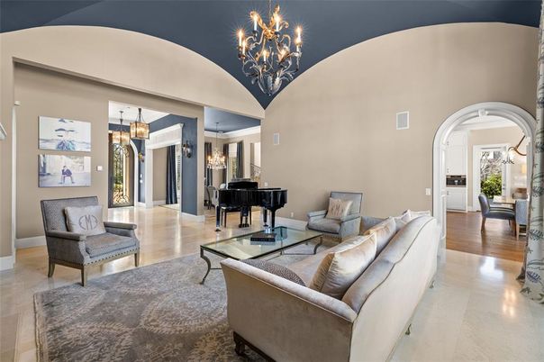 Chandelier, Interior, Living room, Pendant Lights, Piano