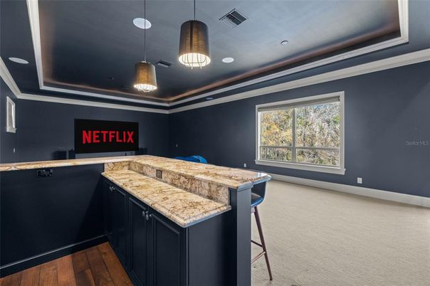 Interior, Pendant Lights, Recessed Lighting, Wood Texture Flooring