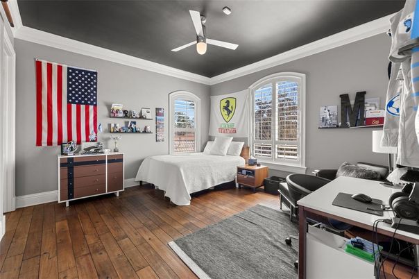 Bedroom, Home Office, Interior, Wood Texture Flooring