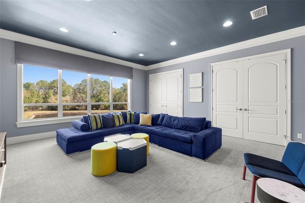 Interior, Living room, Recessed Lighting