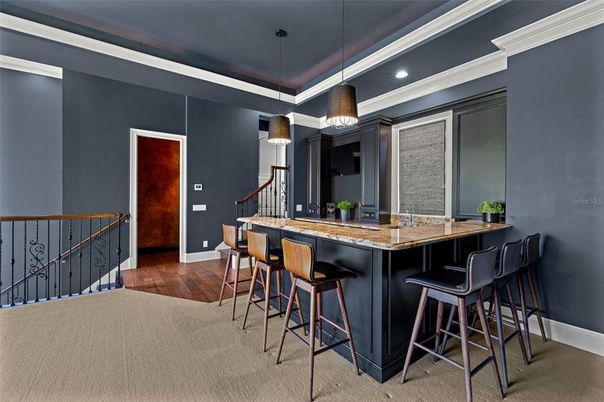 Interior, Pendant Lights, Recessed Lighting, Wood Texture Flooring