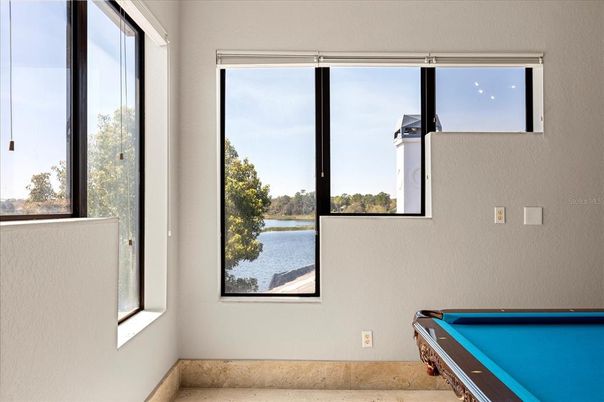 Billiard Table, Game Room, Interior, Water
