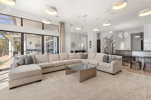 Dining room, Interior, Kitchen, Living room, Pendant Lights