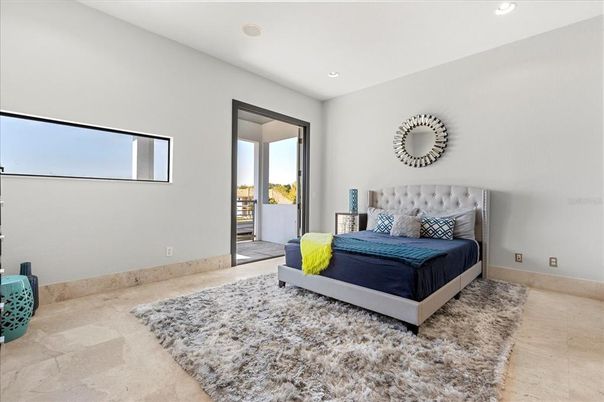 Bedroom, Interior, Recessed Lighting