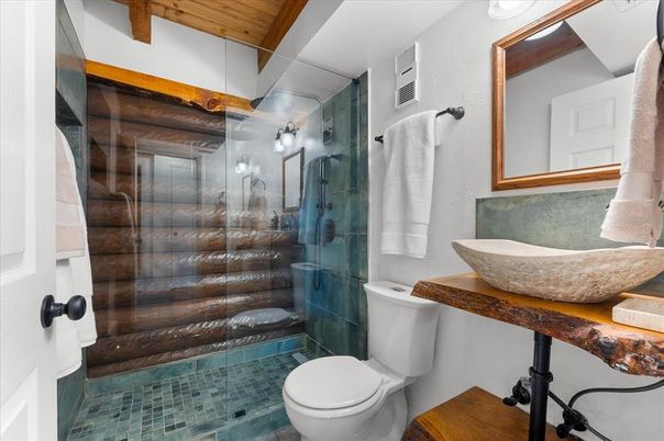 Bathroom, Glass Shower, Interior