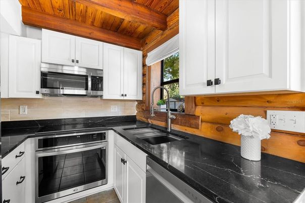 Interior, Kitchen, Stainless Steel Appliances, Wooden Beams, Wooden Ceilings
