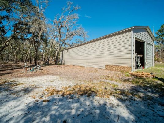 Backyard, Detached Garage, Exterior