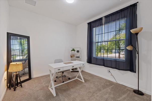 Home Office, Interior, Recessed Lighting