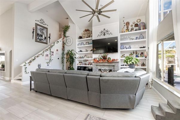 Fireplace, Interior, Living room, Wood Texture Flooring