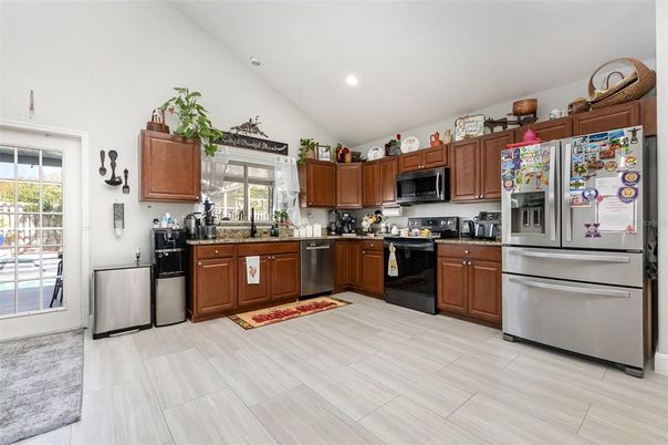 Interior, Kitchen, Recessed Lighting, Stainless Steel Appliances