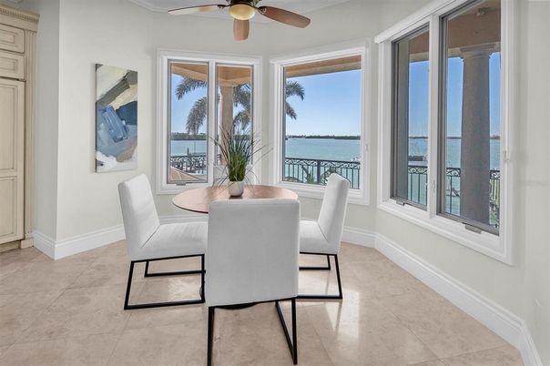 Dining room, Interior, Water