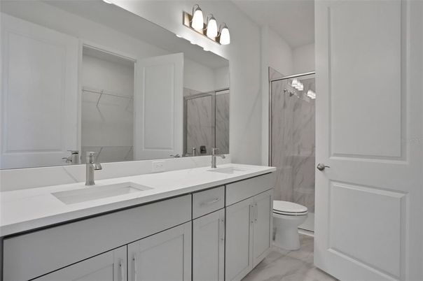 Bathroom, Dual Sink Vanities, Interior, Marble