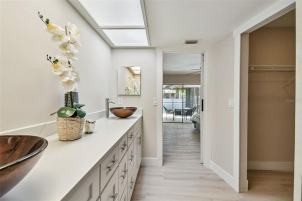 Bathroom, Interior, Wood Texture Flooring
