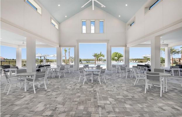 Dining room, Interior, Recessed Lighting