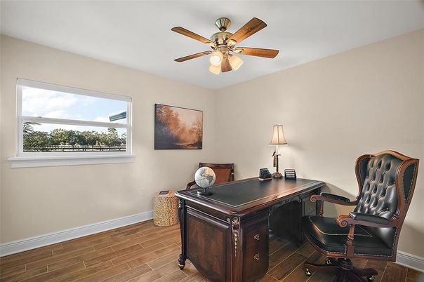 Home Office, Interior, Wood Texture Flooring