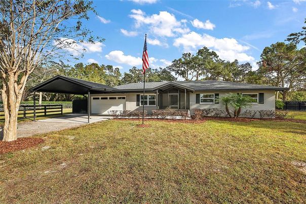 Attached, Backyard, Exterior, Facade, Ranch