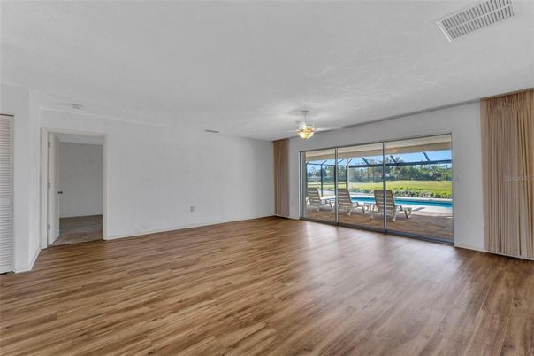 Empty room, Interior, Wood Texture Flooring