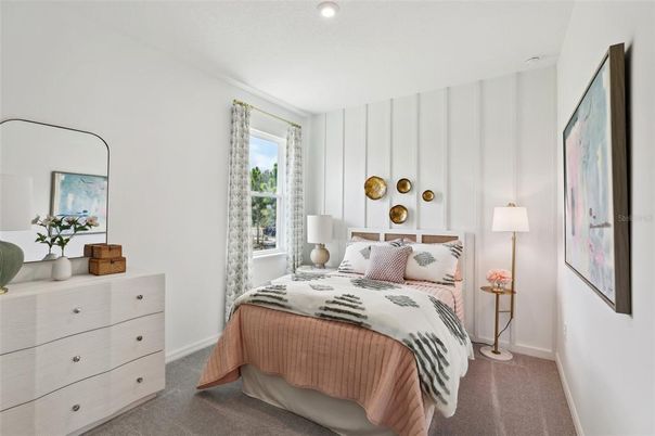 Bedroom, Interior, Recessed Lighting