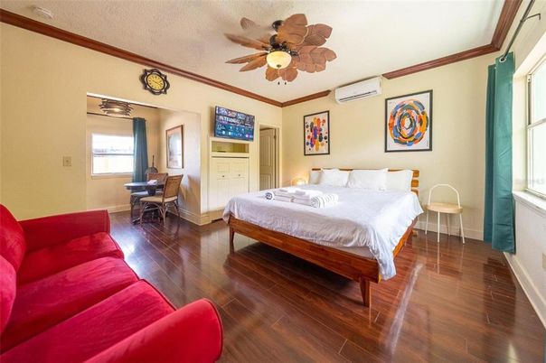 Bedroom, Dining room, Interior, Wood Texture Flooring