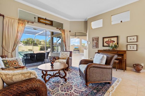 Interior, Living room, Pendant Lights, Piano, Sun Room