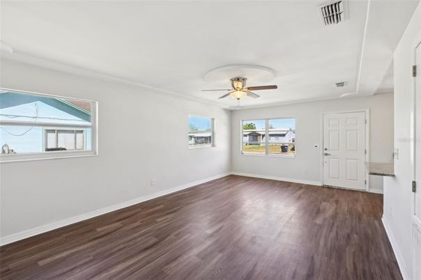Empty room, Interior, Wood Texture Flooring