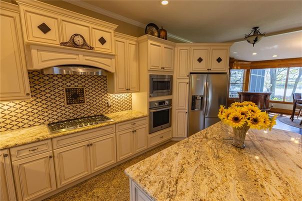 Interior, Kitchen, Recessed Lighting, Stainless Steel Appliances