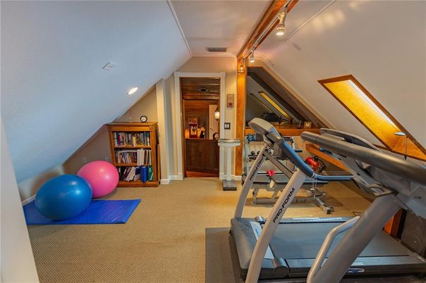 Fitness Equipment, Interior, Recessed Lighting