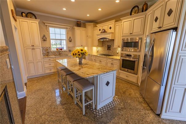 Interior, Kitchen, Recessed Lighting, Stainless Steel Appliances