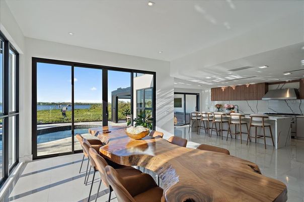 Dining room, Interior, Kitchen, Recessed Lighting, Water