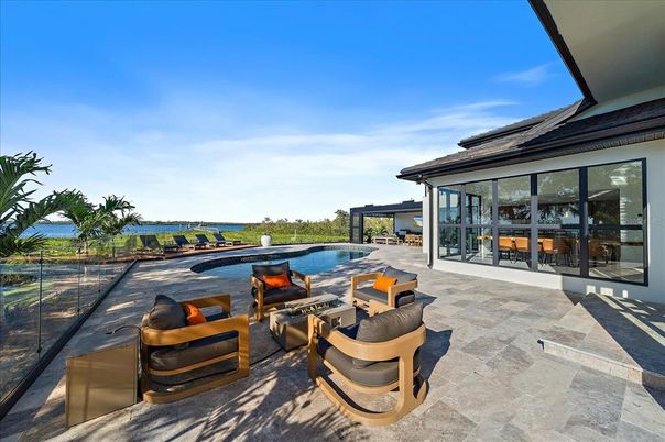 Exterior, Pool, Solar Panels
