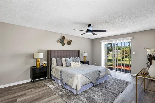 Bedroom, Interior, Wood Texture Flooring