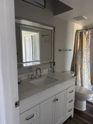 Bathroom, Interior, Wood Texture Flooring
