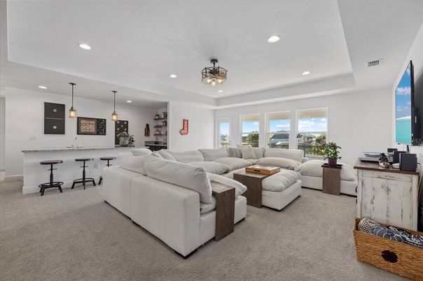 Interior, Living room, Pendant Lights, Recessed Lighting