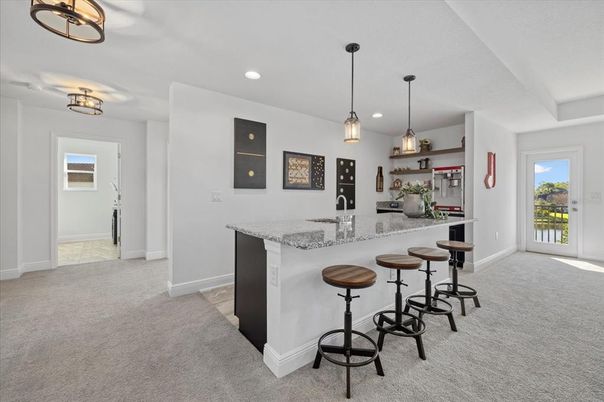 Interior, Kitchen, Pendant Lights, Recessed Lighting