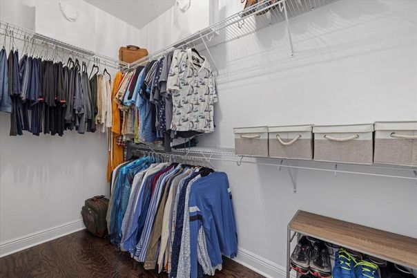 Interior, Walk-in Closets, Wood Texture Flooring