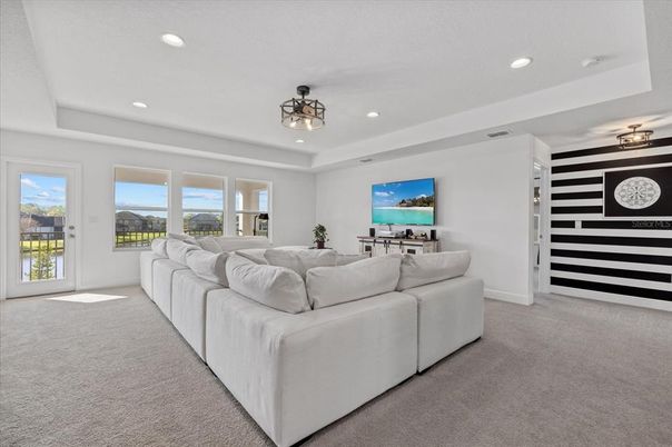 Interior, Living room, Recessed Lighting